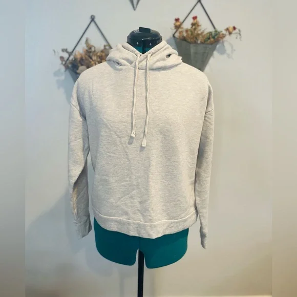 Quince SuperSoft Fleece Set with Hoodie & Pants in Grey XS Pant/Small Top - Picture 4 of 10